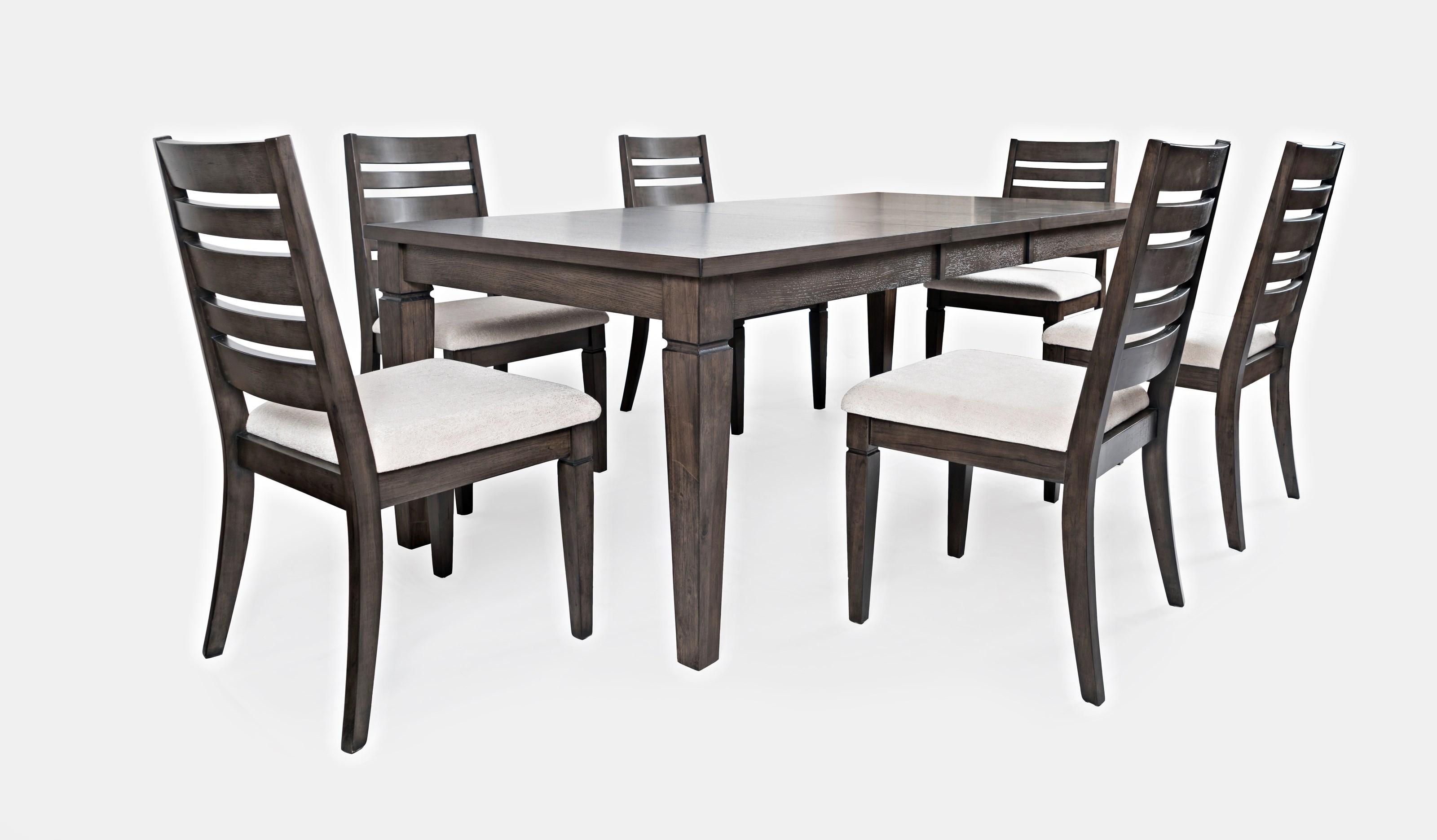 Jofran Lincoln Square 6x1959383KD+1x195984 7Piece Table and Chair Set Stoney Creek